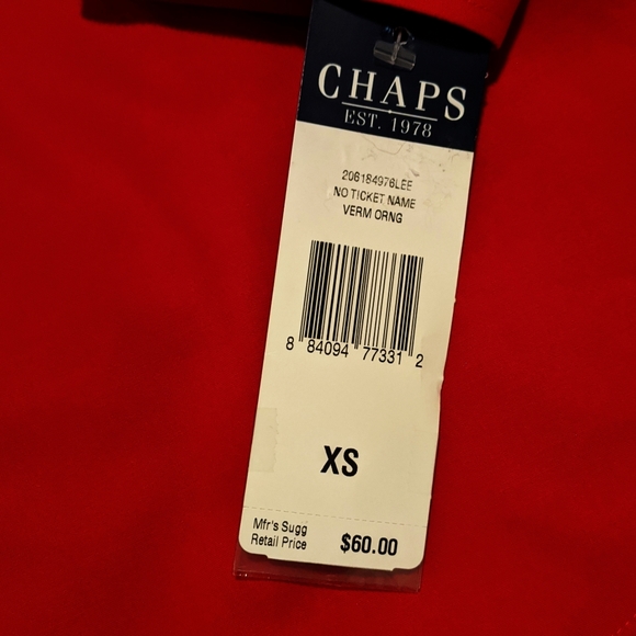CHAPS No Iron Button Down Shirt - Picture 7 of 7